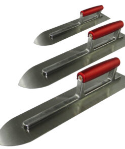 Bodenlegerkelle spitzförmig Estrichkelle Set Steinholzglätte 295mm, 500mm, 585mm ConToo CT027