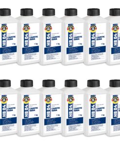 Rohrreiniger Ätznatron Entfetter Perlen Caustic Soda 12x1Kg Flasche Seifenindustrie HALBAU HB04