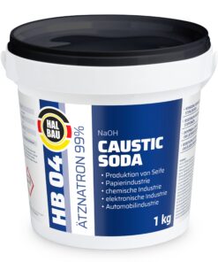 Rohrreiniger Ätznatron Entfetter Perlen Caustic Soda 1Kg Eimer Seifenindustrie HALBAU HB04