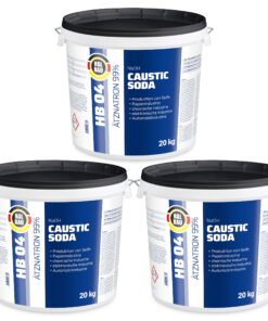 Rohrreiniger Ätznatron Entfetter Perlen Caustic Soda 3x20Kg Eimer Seifenindustrie HALBAU HB04