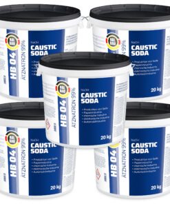 Rohrreiniger Ätznatron Entfetter Perlen Caustic Soda 5x20Kg Eimer Seifenindustrie HALBAU HB04