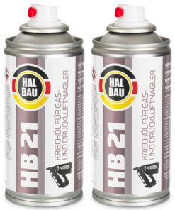 HALBAU Schmieröl Kriechöl Waffenöl Pflegeöl Spray 2x150ml auch Gasnagler HB21