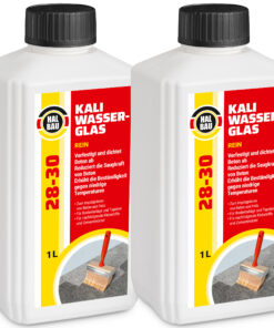 HALBAU Kaliwasserglas HB28-30 Betonimprägnierung Holzschutz Grundierung Konservierung 2L