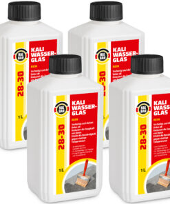 HALBAU Kaliwasserglas HB28-30 Betonimprägnierung Holzschutz Grundierung Konservierung 4L