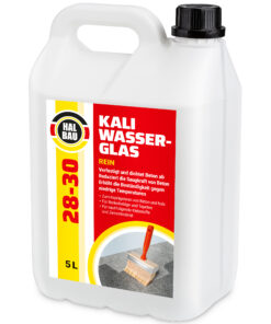 HALBAU Kaliwasserglas HB28-30 Betonimprägnierung Holzschutz Grundierung Konservierung 5L