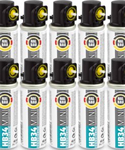 Gaskartusche 10St. 20gr / 40ml / 80mm für Stiftnagler Gaskartuschen HALBAU HB34