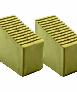 Gummifüße für Holzstehleitern 3-8 Sproßen 2 Stück sandfarben HB40