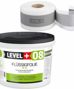 Dichtset  Abdichtung Set Flüssigfolie Bad Dusche Küche  LEVEL+ SET16