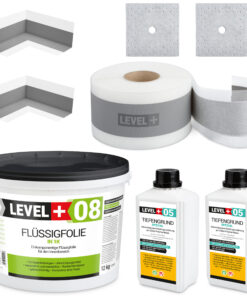 Dichtset Abdichtung Set Flüssigfolie Bad Dusche Küche  LEVEL+ SET19