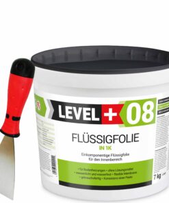 Dichtset Duschabdichtung Abdichtung Flüssigfolie 7kg Bad Dusche Küche LEVEL+ SET402