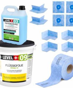 Dichtset 20kg Flussigfolie Spezial Badabdichtung Balkon Dusche LEVEL+ SET69