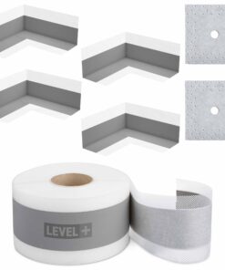 Bandset Dichtset Dichtband 10m mit Polyestervlies Innenecken Dichtmanschetten Dusche Balkone unter Fliesen Set G2
