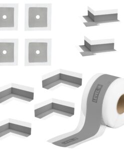Dichtbandset Abdichtung Bandset Innenecken Manschetten Dichtset Wasserdicht Bad Dusche Set G5