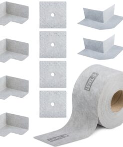 Dicht-Set Dichtband 20m Wandmanschetten Innenecken Bandset Abdichtung Frostbeständig Innen Außen Set G8
