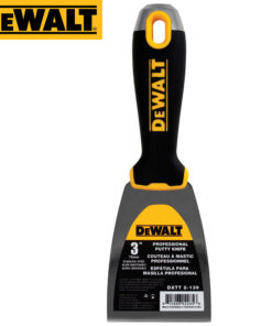 DEWALT Spachtel Edelstahl 76mm Malerspachtel Stielspachtel Trockenbau 2-139