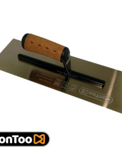 Glättkelle Profi goldener Edelstahl Gipserkelle, Kork Griff 120×290 Super CT099