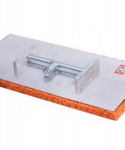 Deckenreibebrett 20x40cm oranger Schwammgummibelag 18mm zum Gipsputz, Reinigung