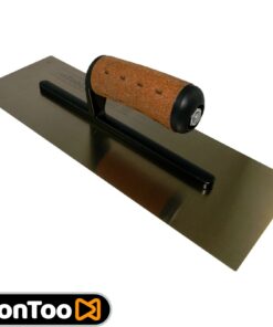 Alternative view of Glättkelle Profi goldener Edelstahl Gipserkelle, Kork Griff 120x355 Super CT099
