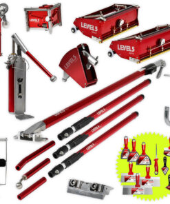 LEVEL5 Automatische Spachtelwerkzeuge Trockenwandfugen verspachtelt SET 4-601P