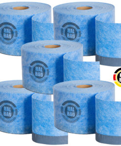 Wannendichtband 125m Badewanne Dichtband mit Butylklebstreifen Duschwanneband Halbau HN05