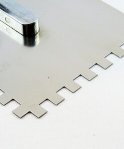 Alternative view of Zahnkelle Maurerkelle Zahnspachtel Putzkelle 280x130 Fliesenkelle Holzgriff Edelstahl Zahn 8x8mm CT029