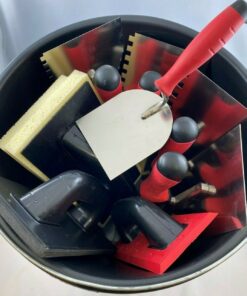 Fliesenlegerset Profi Fugbox 10 teilig Waschset Fliesen Zahnkelle Spachtelkelle Glättekelle Baueimer ConToo CT02