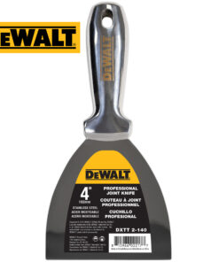 DEWALT Spachtel ganz aus Edelstahl rostfrei 102mm Malerspachtel Trockenbau 2-404
