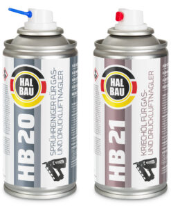 Gasnagler Druckluftnagler Reiniger HB20 Schmier- und Kriechöl HB21 Reinigungsset