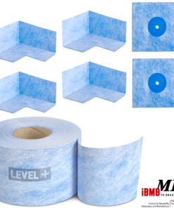 Dicht-Set Dichtband 10m Wandmanschetten Innenecken Bandset Abdichtung Frostbeständig Innen Außen SET B15