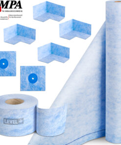 Dicht-Set Dichtband 15m Wandmanschetten Innenecken Bandset Abdichtung Frostbeständig Innen Außen SET B17