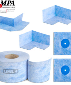 Dicht-Set Dichtband 10m Wandmanschetten Innenecken Bandset Abdichtung Frostbeständig Innen Außen SET B4