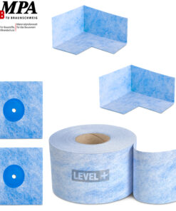 Dicht-Set Dichtband 10m Wandmanschetten Innenecken Bandset Abdichtung Frostbeständig Innen Außen SET B5