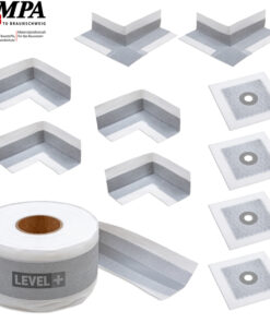 Dichtbandset Abdichtung Bandset Innenecken Manschetten Dichtset Elastische Zone Dichtecken Ausdehnbar LEVEL+ SET EZ5
