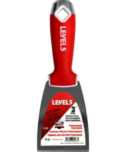 Alternative view of LEVEL5 Profi Set 5x Spachtel aus Edelstahl weicher Griff für Trockenbau 5-602