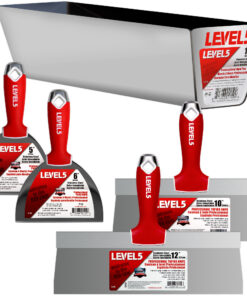 LEVEL5 Set Spachtelwerkzeuge Handwerkzeuge Trockenbauarbeiten Finish 5-600
