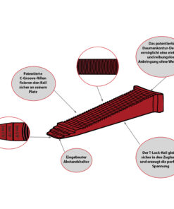 Alternative view of Keile 300 Stück Fliesenkeile T-Lock System Verlegehilfe Fliesenleger Nivelliersystem PLM