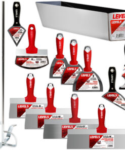 LEVEL5 Mega Set Spachtelwerkzeuge Handwerkzeuge Trockenbauarbeiten Finish 5-609