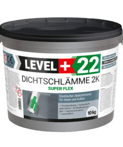 Dichtschlämme 2K Abdichtmörtel 10kg Flex Pool Terrasse Dusche Außen Innen L+22