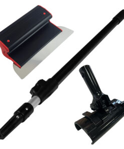 Flächenspachtel 400mm Flex Blatt 0,3mm Ultraleichter Griff +Adapter+Teleskopstiel 1,6m Set ERGO