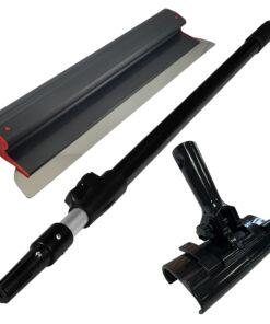 Flächenspachtel 600mm Flex Blatt 0,3mm Ultraleichter Griff +Adapter+Teleskopstiel 1,6m Set ERGO