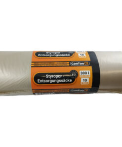 Entsorgungssäcke Styropor 300L Abfallsäcke 165x120cm Styroporsack Pack 10St. Weiß CTS21141