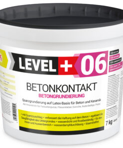 Betonkontakt Haftbrücke Putzgrund Grundierung Betongrundierung 7Kg LEVEL+06