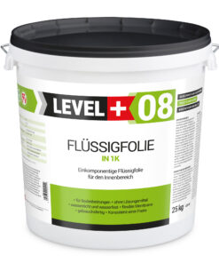 Alternative view of Flüssigfolie in 1K Dichtfolie Abdichtfolie Abdichtung Bad Dusche Küche Wasserdicht 25Kg + Farbroller 25cm LEVEL+08
