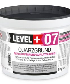 Quarzgrund Putz Grundierung Putzgrund Haftputzgrund 4Kg LEVEL+07