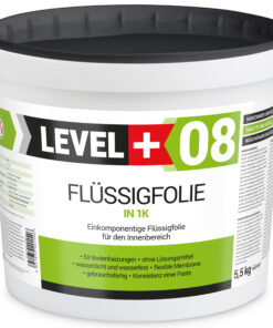 Alternative view of Flüssigfolie in 1K Dichtfolie Abdichtfolie Abdichtung Bad Dusche Küche Wasserdicht 5,5Kg + Farbroller 10cm LEVEL+08