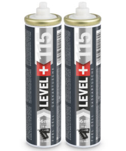 Gaskartusche 115mm Fuel Cell für gasbetriebene Setzgeräte Ersatzgas 2 Stk. LEVEL+115
