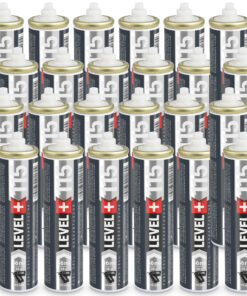 Gaskartusche 115mm Fuel Cell für gasbetriebene Setzgeräte Ersatzgas 24 Stk. LEVEL+115