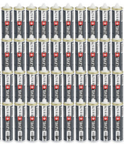 Gaskartusche 115mm Fuel Cell für gasbetriebene Setzgeräte Ersatzgas 48 Stk. LEVEL+115