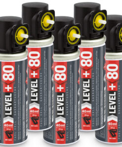 Gaskartusche 80mm für Stiftnagler Gasbetriebene Setzgeräte LEVEL+80 - 5 Stk.