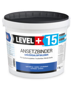 Gipskleber Ansetzbinder Kleber Innenbereich Riemchen Gips 5Kg LEVEL+15